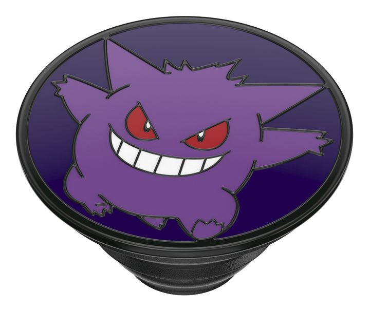 PopGrip  Pokémon - Enamel Glow-in-the-dark Gengar Fingerring für Universal  (Violett) 