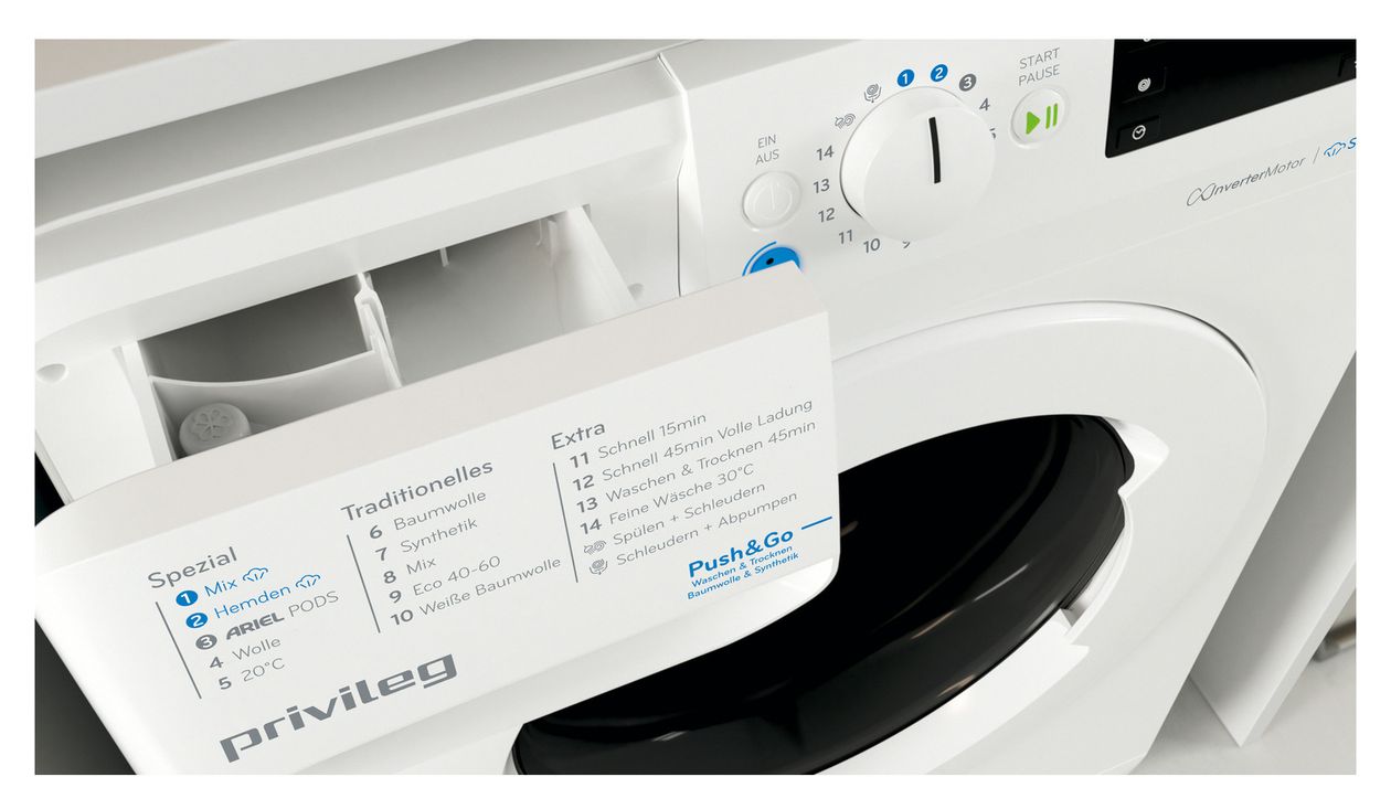 PWWTVX76G6DEN 7 kg 6 kg Waschtrockner 1600 U/min 