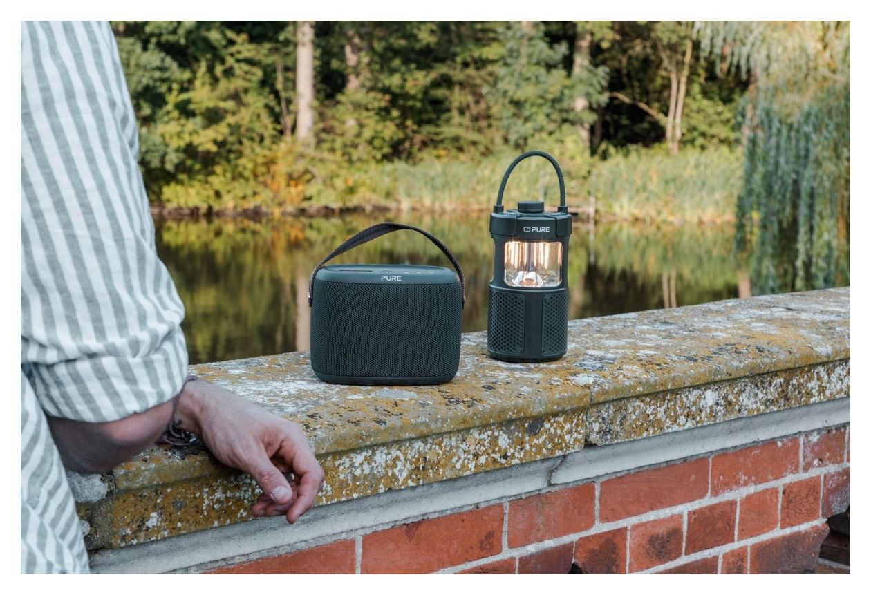 Audio Woodland Glow 20 W Bluetooth Lautsprecher IPX6 Laufzeit bis 14 h  (Grün) 