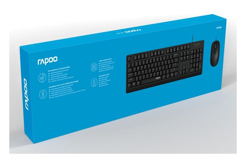 NX1500 Büro Tastatur USB  (Schwarz) 