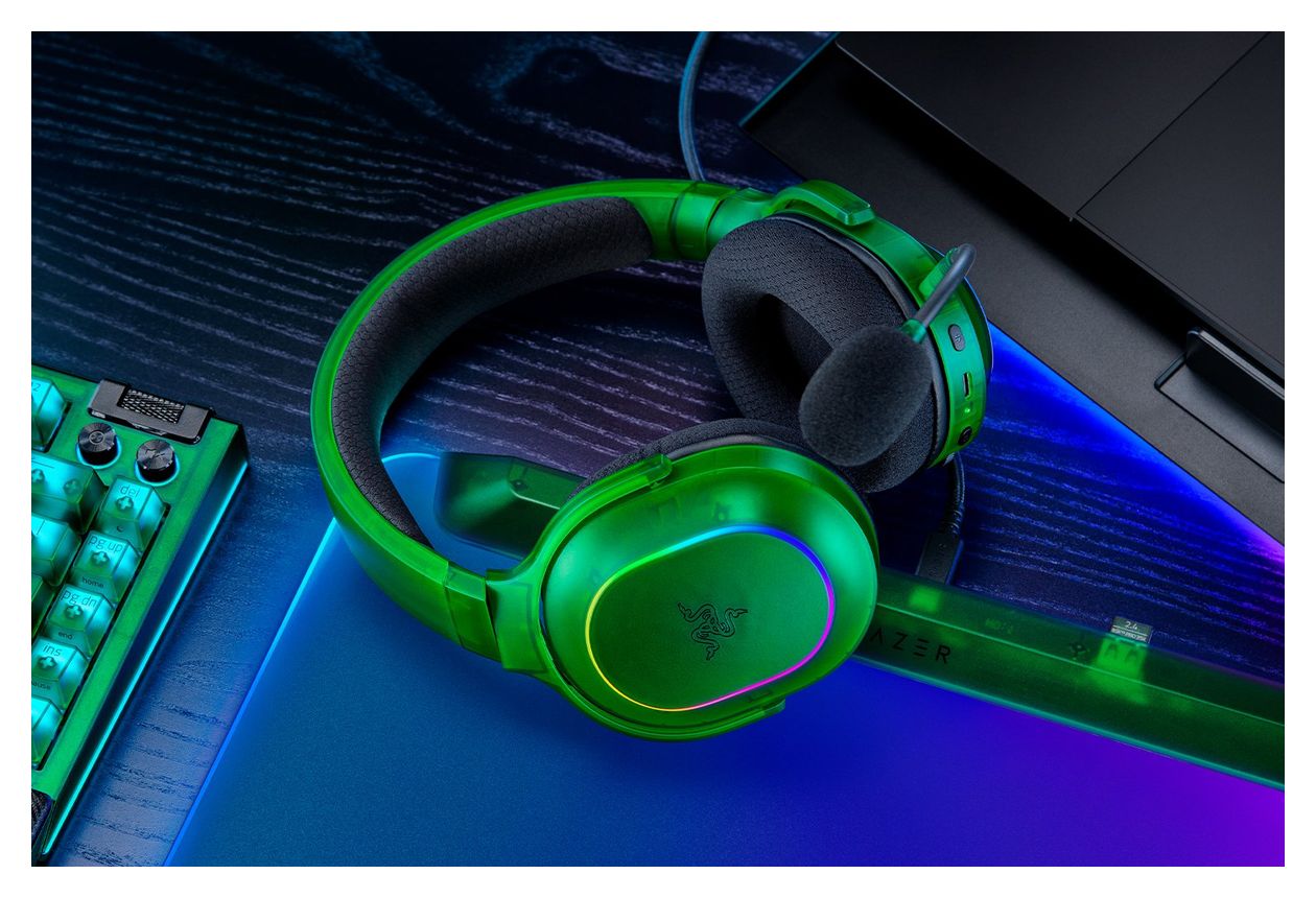 Barracuda X Chroma Over Ear Bluetooth Kopfhörer kabellos 70 h Laufzeit  (Grün) 