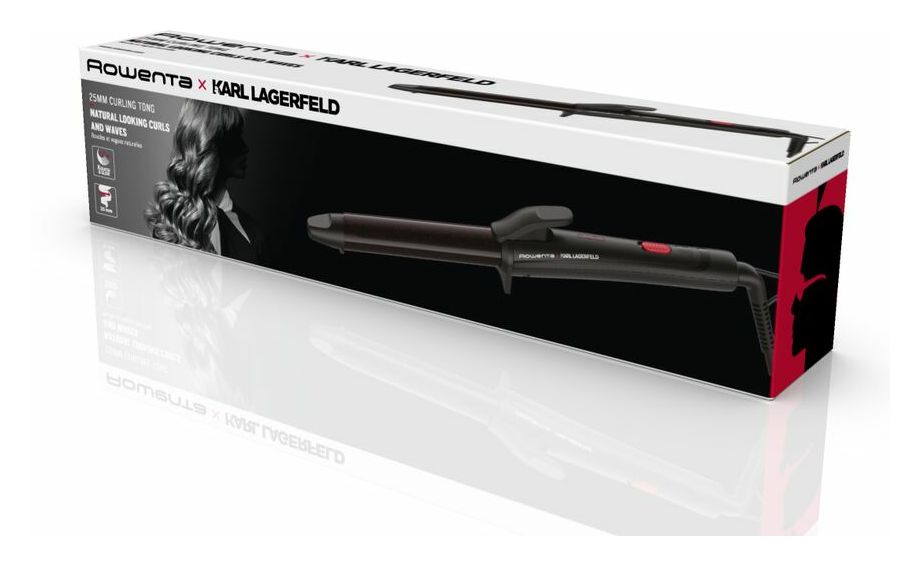 CF321L x Karl Lagerfeld Curls Forever Lockenstab 47 W  (Schwarz, Rot) 