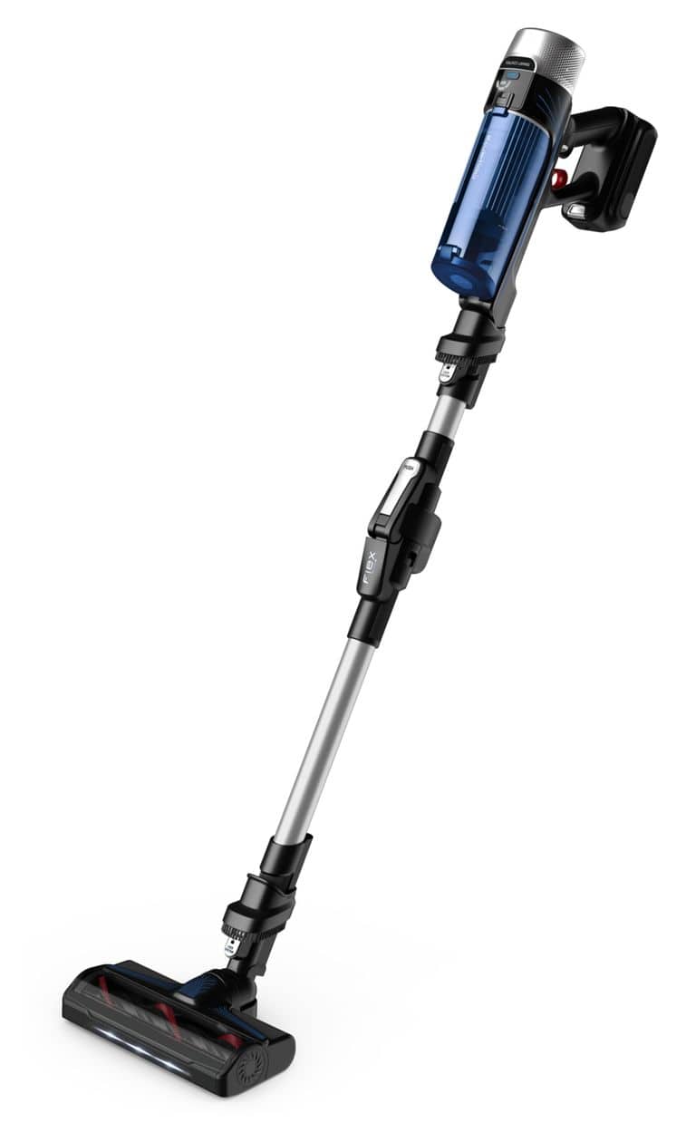 RH20C0 X-Force Flex 9.60 Handstaubsauger Beutellos bis 60 min Laufzeit 18 V  (Silber, Blau) 