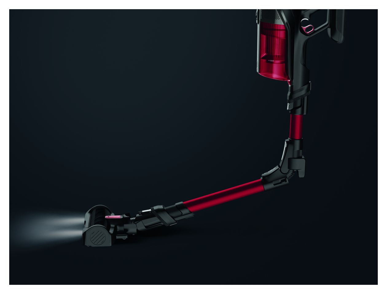 RH98A7 X-Force Flex 12.60 Animal Handstaubsauger Beutellos bis 45 min Laufzeit 25,2 V  (Rot, Grau) 