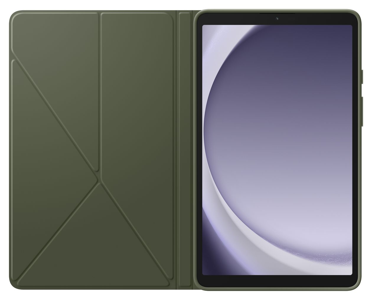 Book Cover Folio für Samsung Galaxy Tab A9 bis 22,1 cm (8.7") Stoßfest, Kratzresistent (Schwarz) 