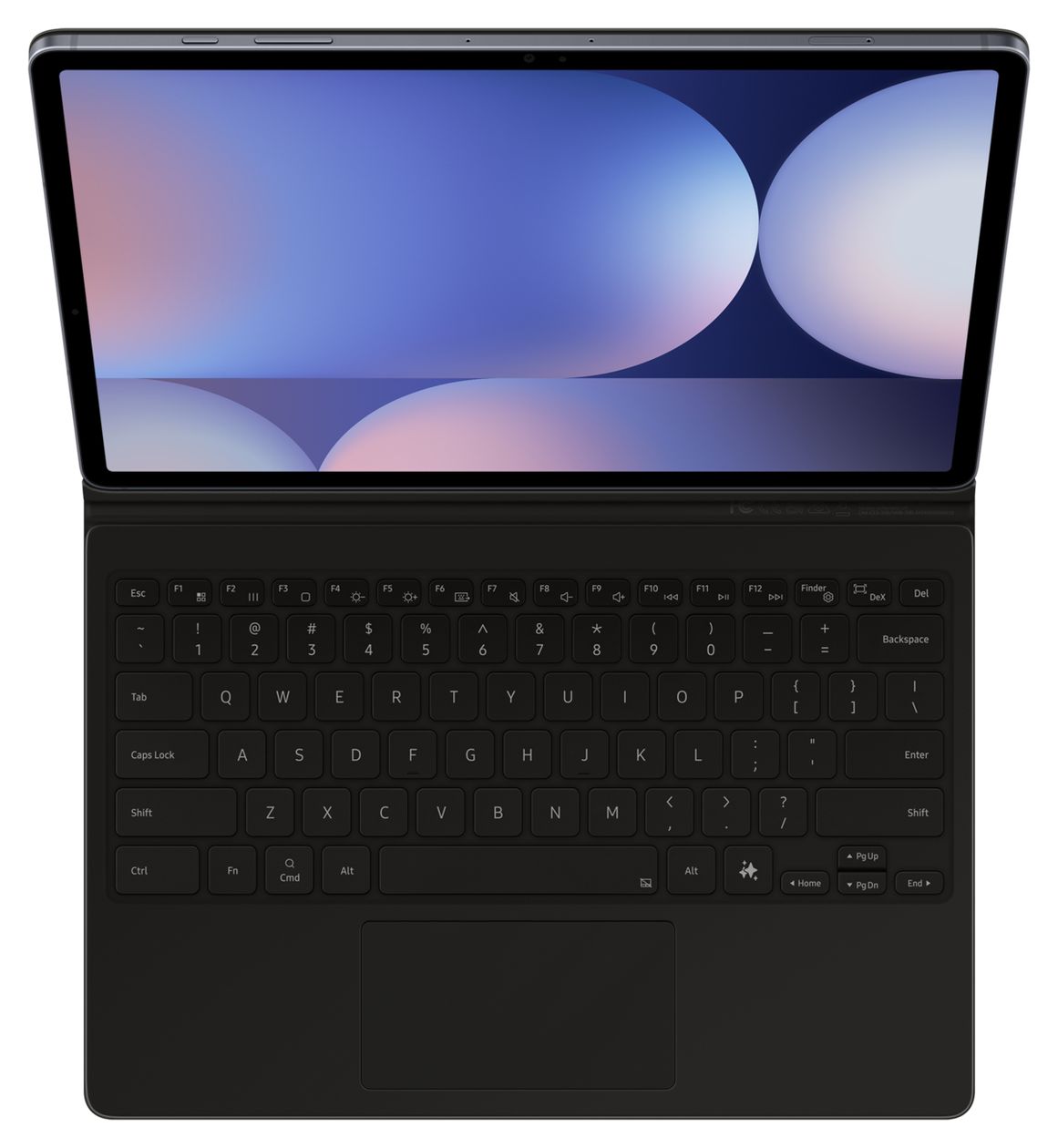 Book Cover Keyboard EF-DX825 für Samsung Galaxy Tab S10+ / S9+ / S9 FE+ bis 31,5 cm (12.4")  (Schwarz) 
