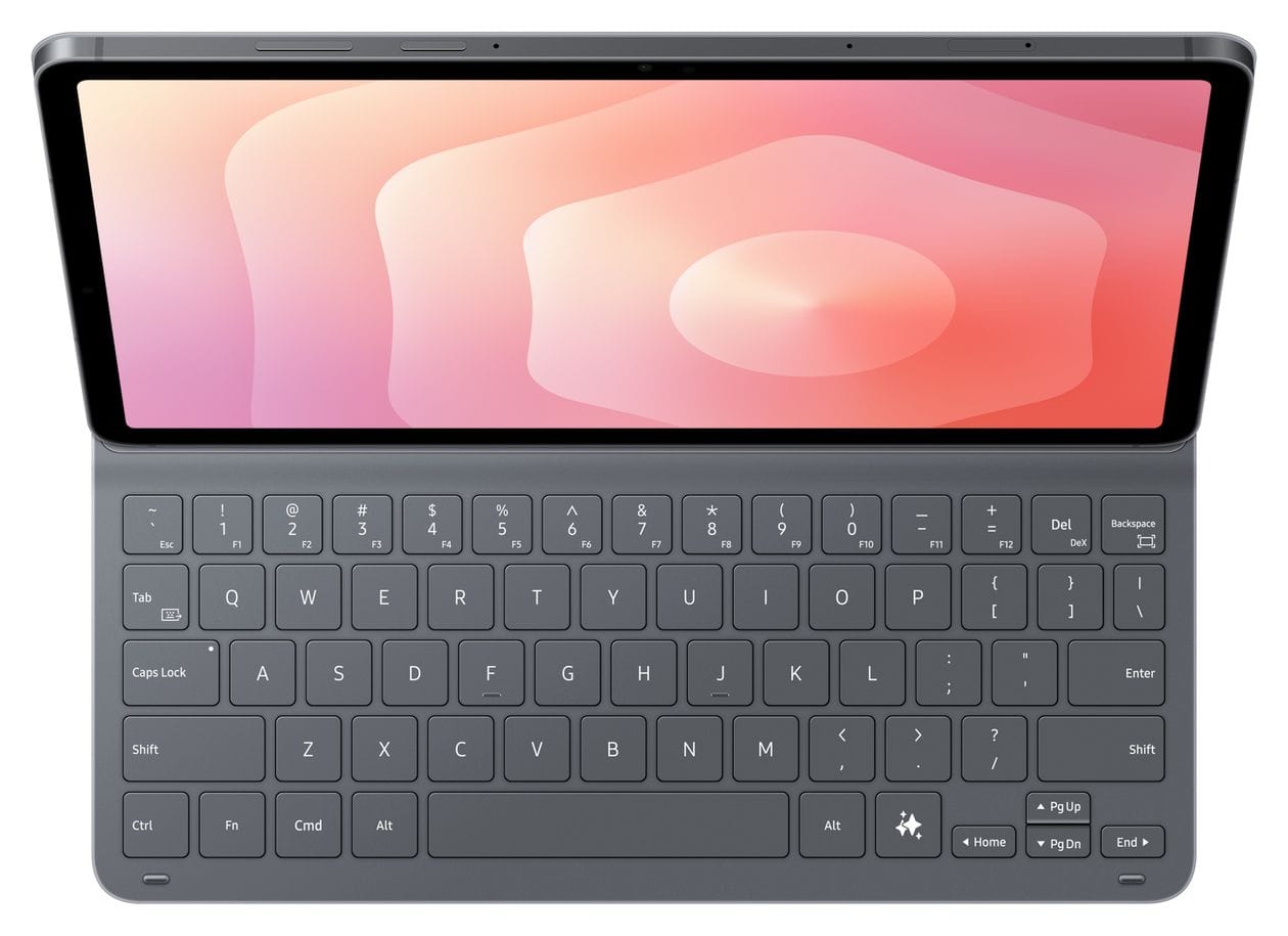 Book Cover Keyboard Slim Folio für Samsung Galaxy Tab S11 bis 27,9 cm (11") (Schwarz) 