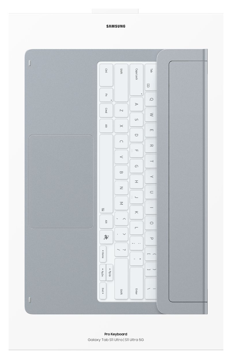 Pro Keyboard für Samsung Galaxy Tab S11 Ultra  (Silber) 