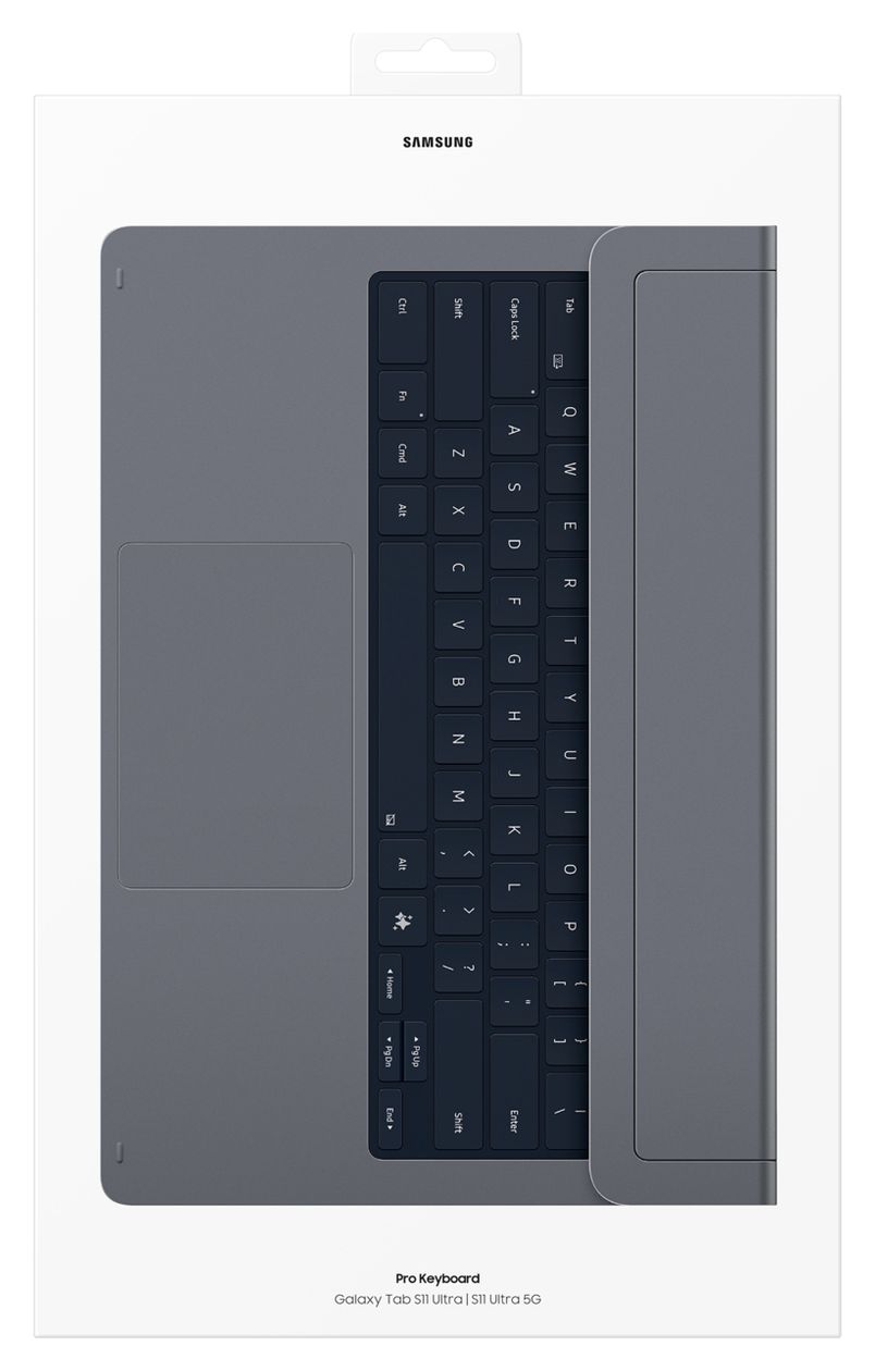 Pro Keyboard für Samsung Galaxy Tab S11 Ultra  (Grau) 