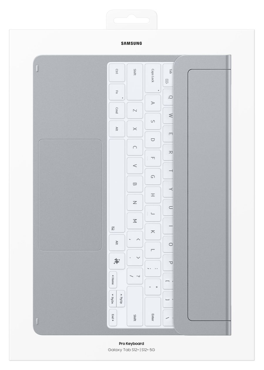 Pro Keyboard für Samsung Galaxy Tab S12+  (Silber) 