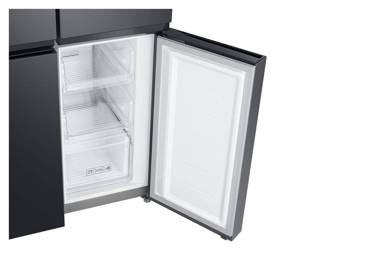 RF48A401EB4EF Side-by-Side Kühl-/ Gefrierkombination French Door 298 kWh NoFrost 1793 mm x 833 mm  (Anthrazit) 