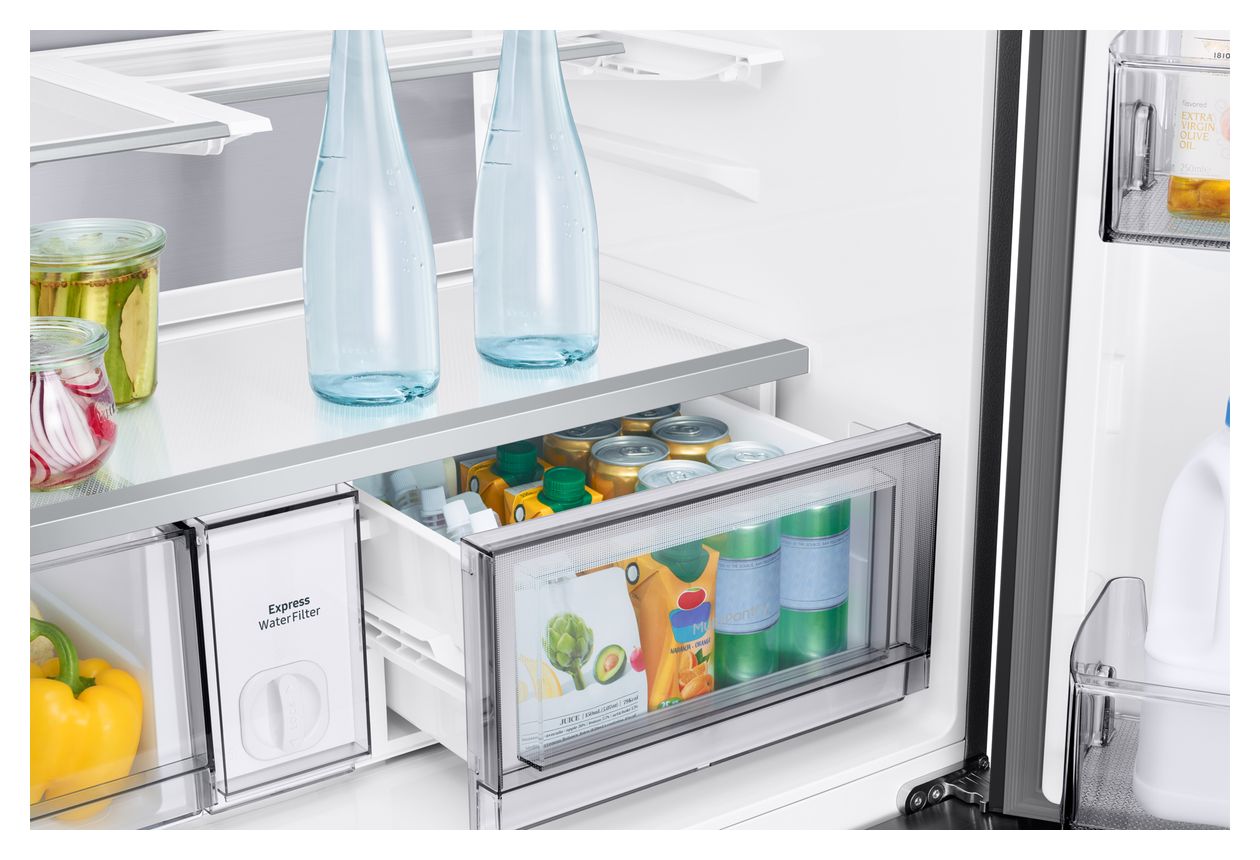 RM90F67CEC Side-by-Side Kühl-/ Gefrierkombination French Door 399 l / 224 l 363 kWh NoFrost 1853 mm x 912 mm  (Schwarz) 