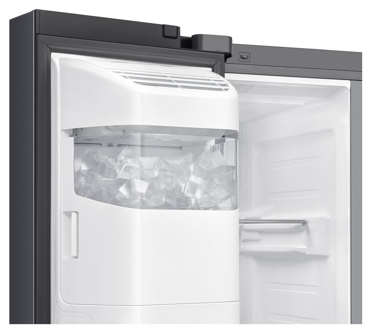 RS90F67BEF Side-by-Side Kühl-/ Gefrierkombination 389 l / 225 l 352 kWh NoFrost 1780 mm x 912 mm  (Schwarz) 