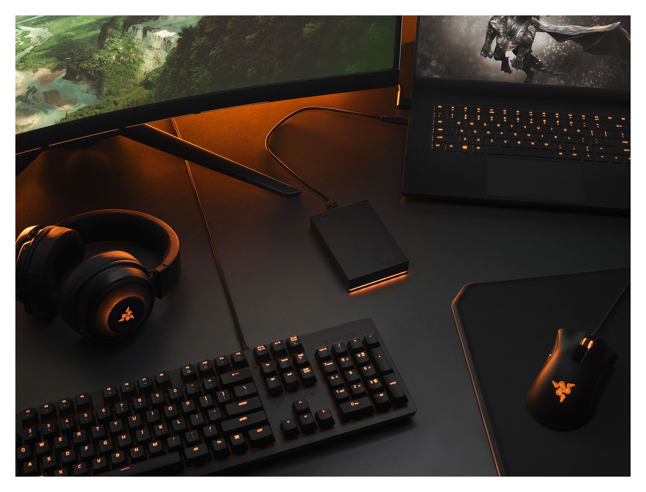 Game Drive FireCuda 2 TB externe Festplatte  (Schwarz) 