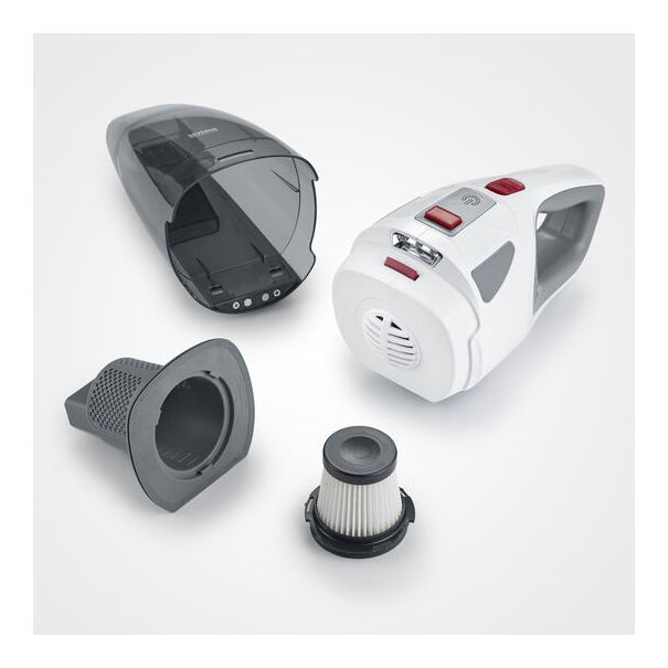 HV7146 Handstaubsauger bis 30 min Laufzeit 18,5 V UltraFine  (Grau, Rot, Weiß) 