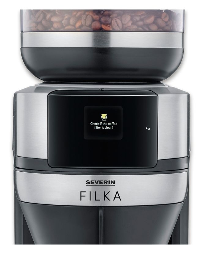 KA4853 1 Tassen Filterkaffeemaschine  (Schwarz, Silber) 