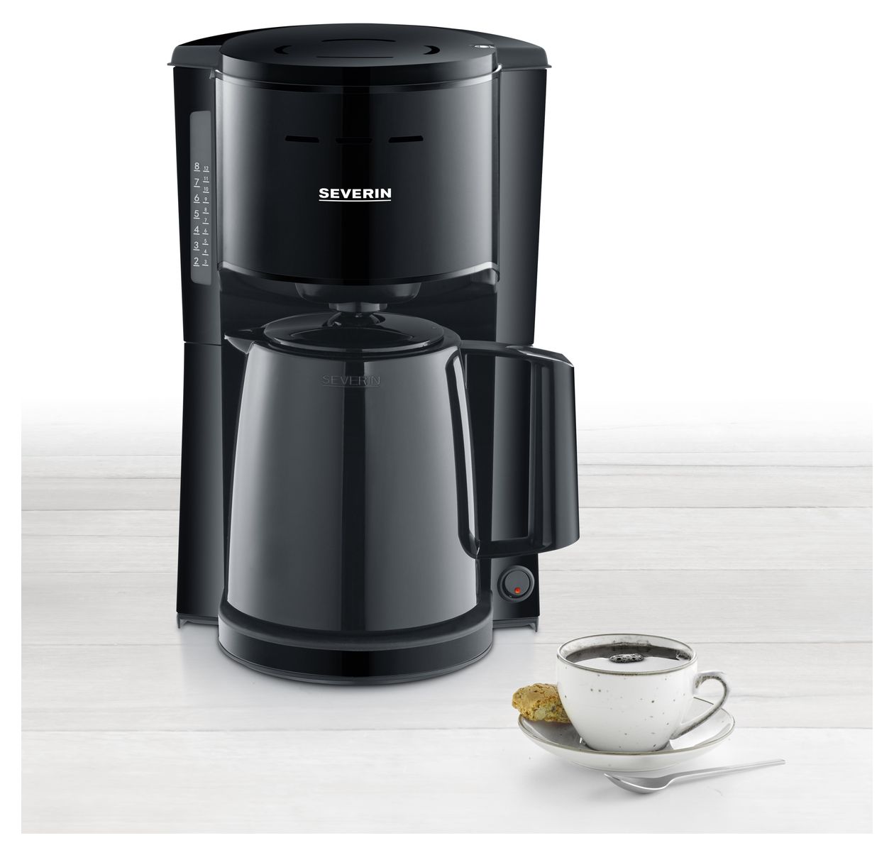 KA9306 8 Tassen Thermo Filterkaffeemaschine 1,0 l  (Schwarz) 