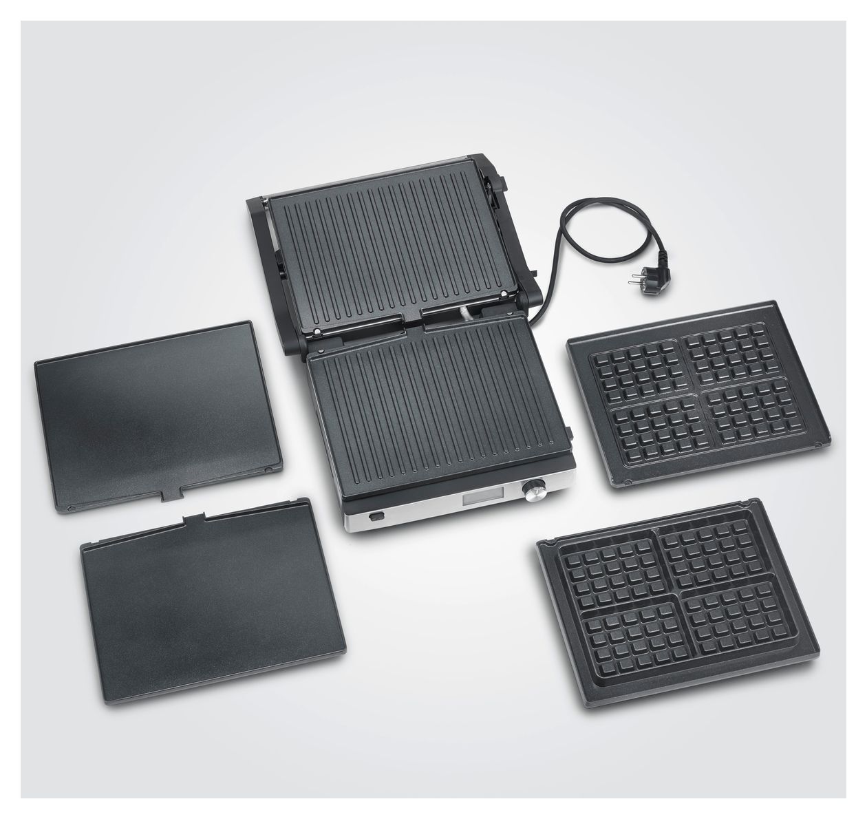 KG2380 Sevini Flex 2000 W mit 290 x 230 mm Fläche  (Schwarz, Silber) 