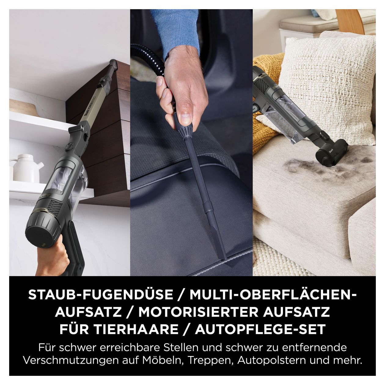 IP3256EUT PowerDetect Clean & Empty Handstaubsauger Beutellos bis 70 min Laufzeit Allergie-Filter  (Braun) 