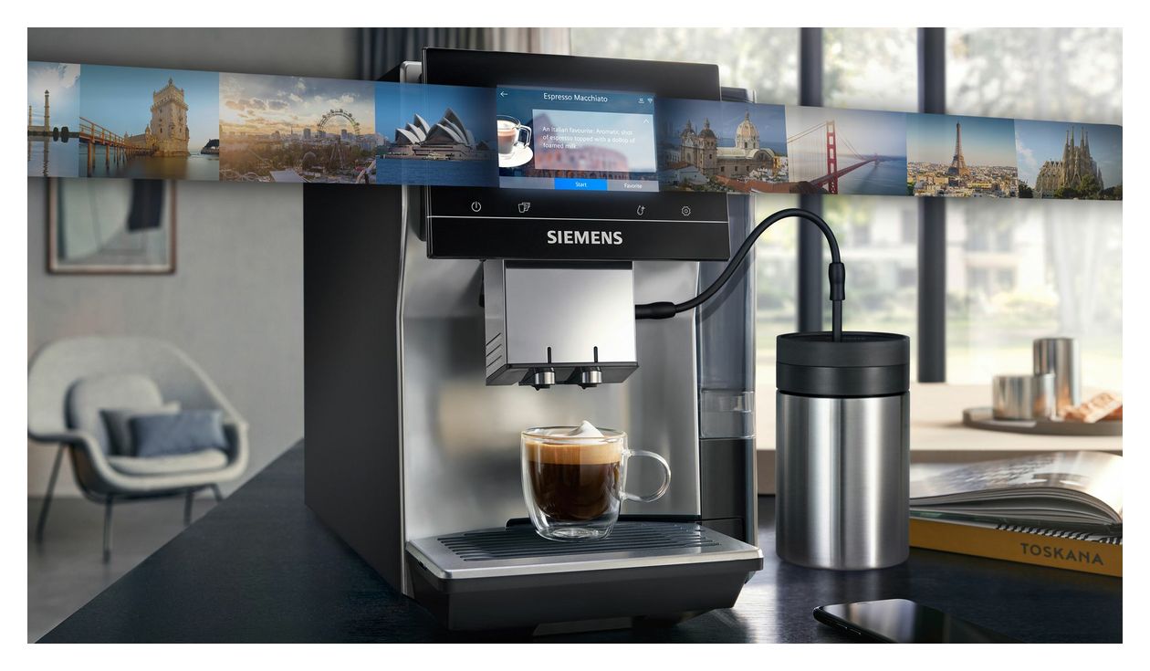 EQ700 TP715D01 Kaffeevollautomat 19 bar 2,4 l 320 g  (Grau) 