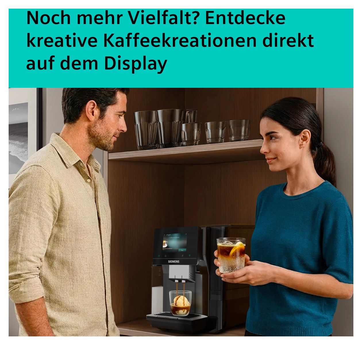 EQ700 TQ725E03 iAroma Kaffeevollautomat 19 bar 2,4 l 320 g  (Schwarz) 