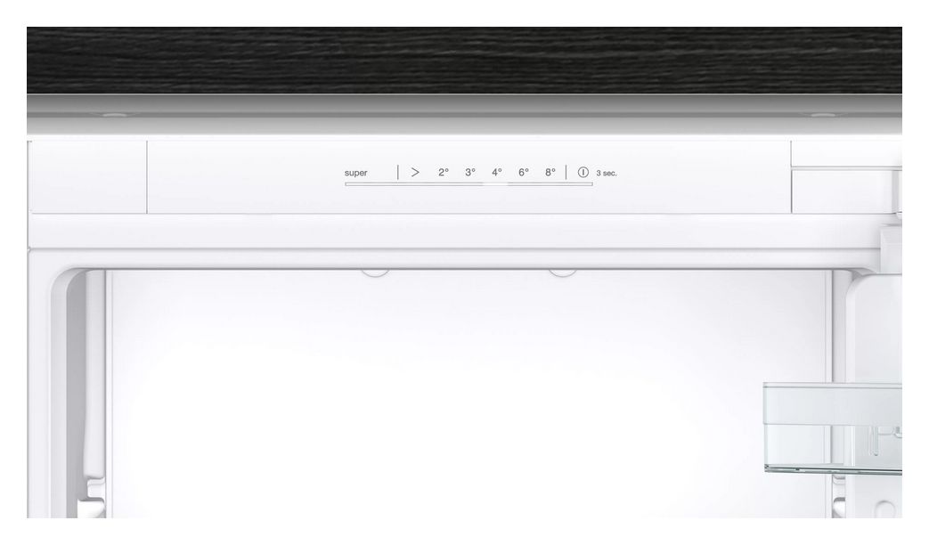 iQ100 KI86NNSE0 Schlepptür 184 l Kühlteil 76 l Gefrierteil 177,5 cm Einbau Kühl-/Gefrierkombination NoFrost 