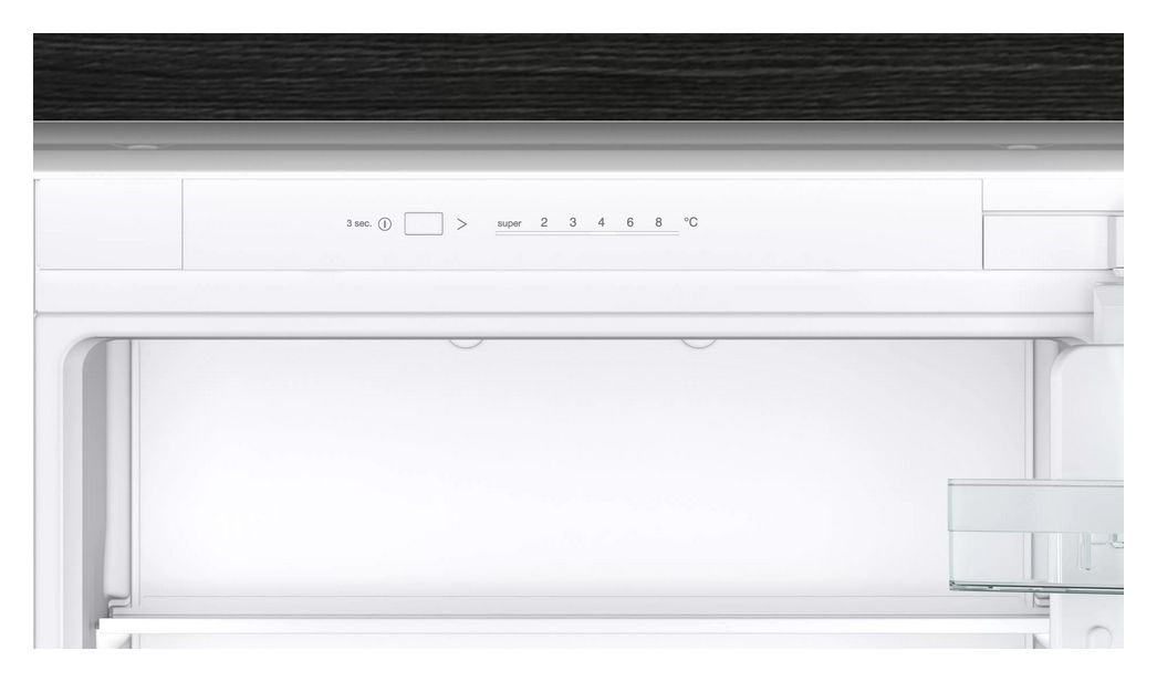 iQ100 KI86VNSE0 Schlepptür 183 l Kühlteil 84 l Gefrierteil 177,5 cm Einbau Kühl-/Gefrierkombination 
