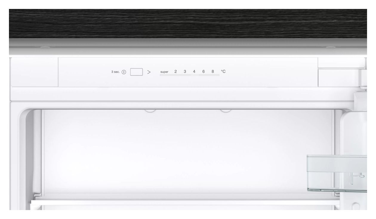 iQ100 KI87VNSE0 Schlepptür 200 l / 70 l Einbau Kühl-/Gefrierkombination 216 kWh NoFrost 