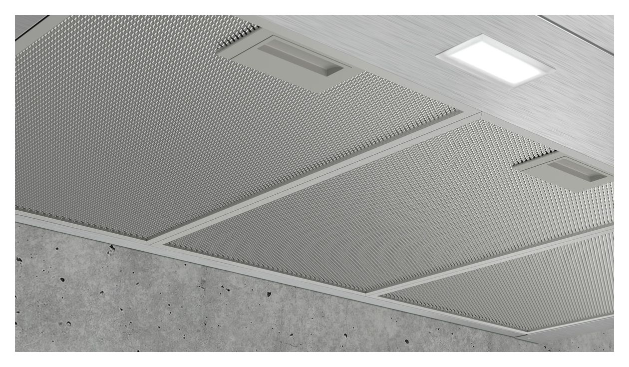 iQ100 LC94BBC50 Abluft Dunstabzugshaube/Esse Wand 90 cm (Edelstahl) 