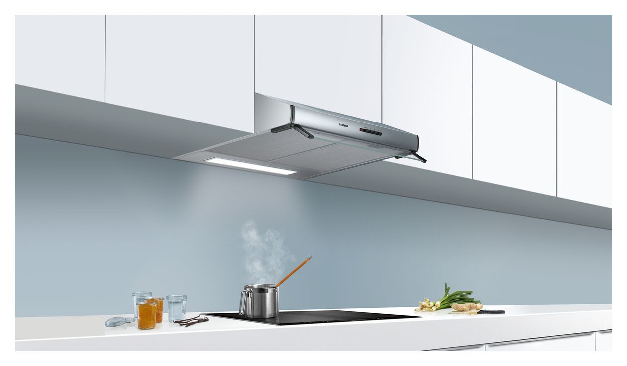 iQ100 LU63LCC50 Abluft/Umluft Dunstabzugshaube/Esse Unterbau 60 cm (Edelstahl) 