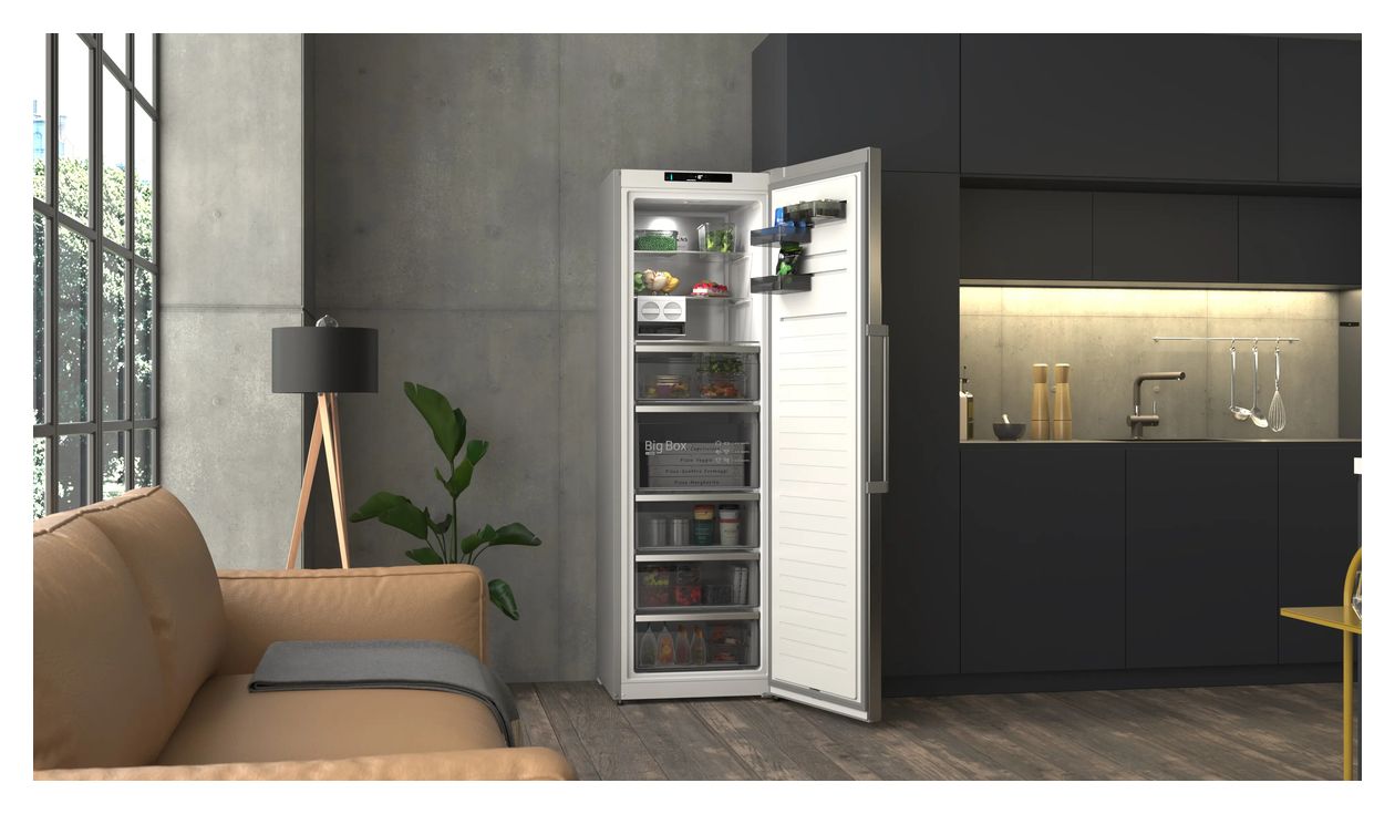 iQ300 GS36NEICM 334 l Gefrierschrank 171 kWh Jahr NoFrost  (Edelstahl) 