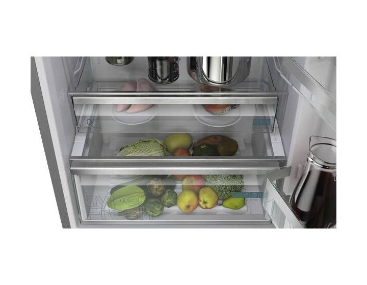 iQ300 KG49NVIAG 311 l / 129 l Kühl-Gefrierkombi freistehend NoFrost 122 kWh Jahr  (Edelstahl) 
