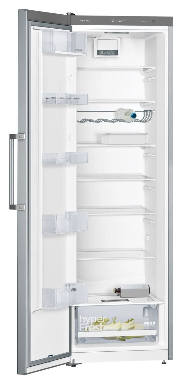 iQ300 KS36VGIDP 346 l / 346 l Kühlschrank freistehend EEK: D 93 kWh Jahr  (Edelstahl) 