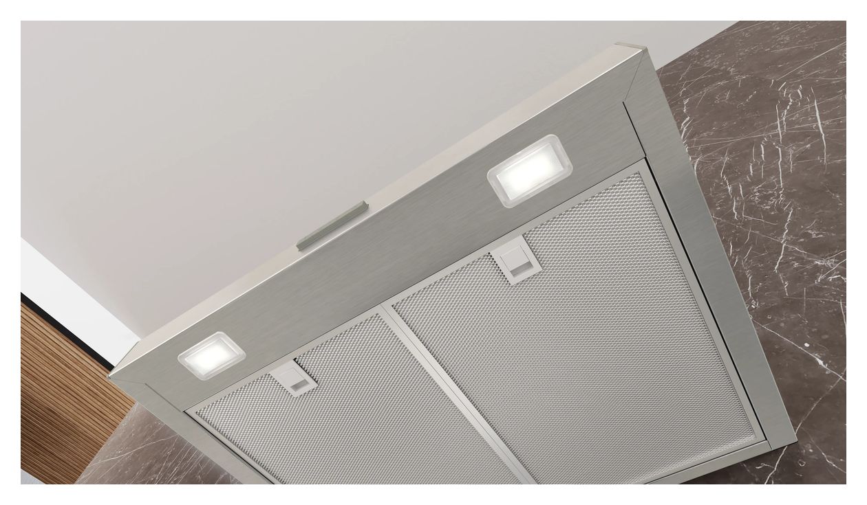 iQ300 LC65BCC30 Abluft/Umluft Dunstabzugshaube/Esse Wand 60 cm (Silber) 