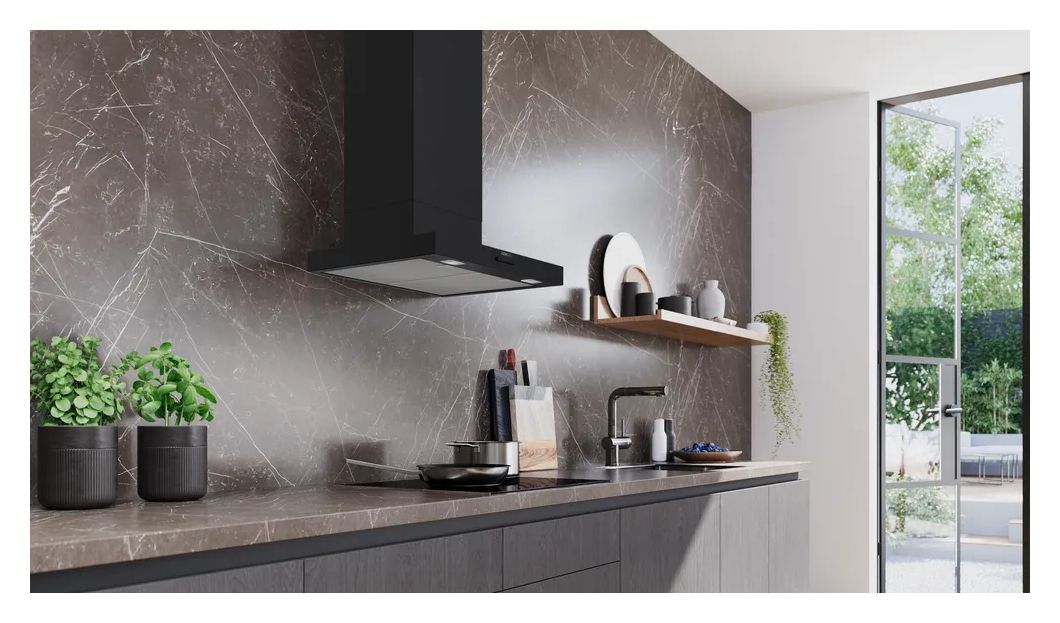 iQ300 LC65BCC60 Dunstabzugshaube Wand 60 cm Abluft (Edelstahl) 