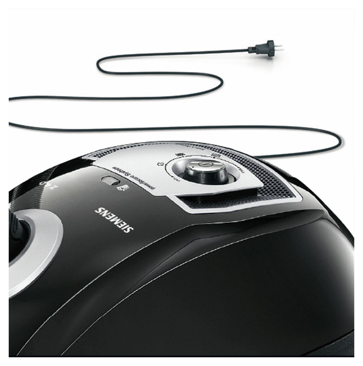 iQ300 plus VSZ4GMJUBI extraKlasse Bodenstaubsauger mit Staubbeutel 600 W  (Schwarz) 