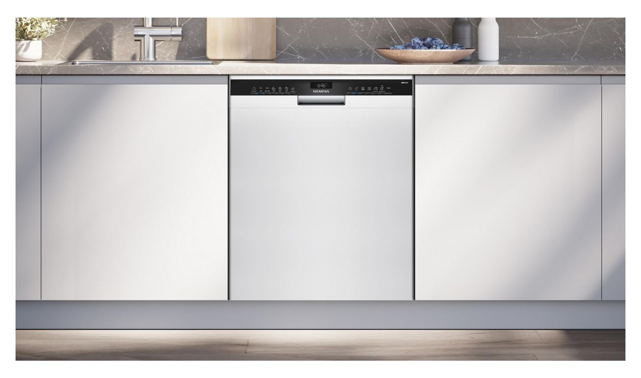 iQ300 SN43HW03TE 60 cm Geschirrspüler unterbaufähig Leise 13 Maßgedecke aquaStop Funktion Wärmetauscher 