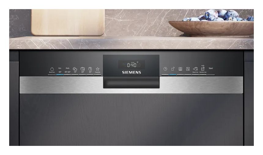 iQ300 SN53ES22AE 60 cm Geschirrspüler teilintegriert (ohne Front) Sehr leise 13 Maßgedecke aquaStop Funktion Wärmetauscher 