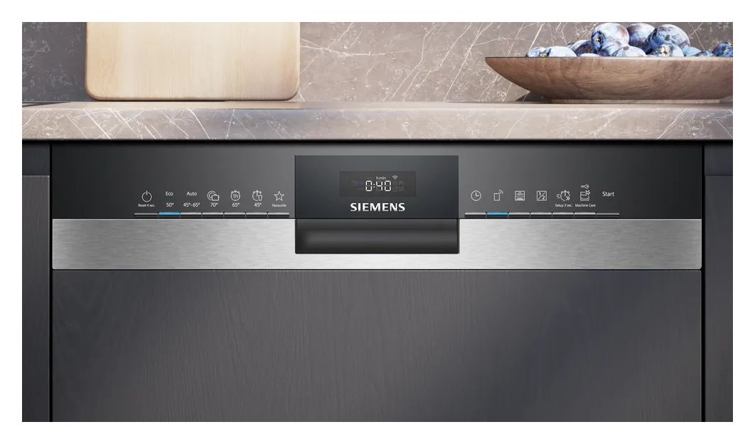 iQ300 SN53HS03TE 60 cm Geschirrspüler teilintegriert (ohne Front) Leise 13 Maßgedecke aquaStop Funktion Wärmetauscher 