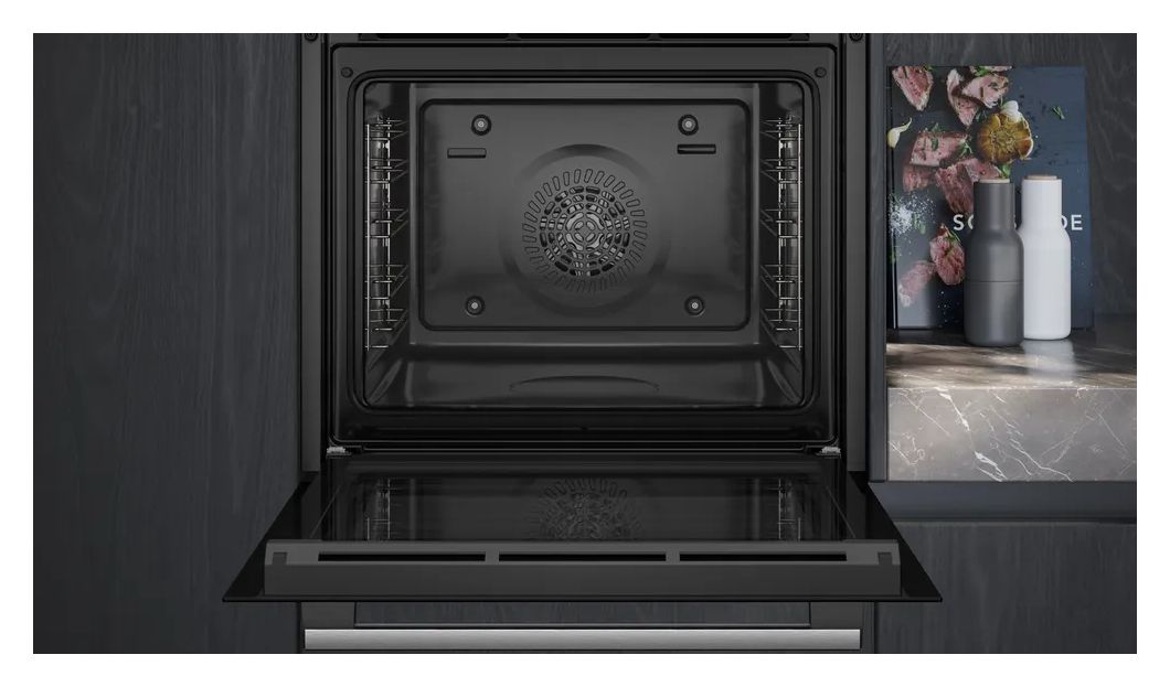 iQ500 HB517GBS3 Einbaubackofen groß AutoClean 