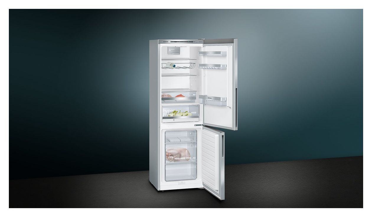 iQ500 KG36EALCA 214 l / 94 l Kühl-Gefrierkombi freistehend 149 kWh Jahr  (Edelstahl) 