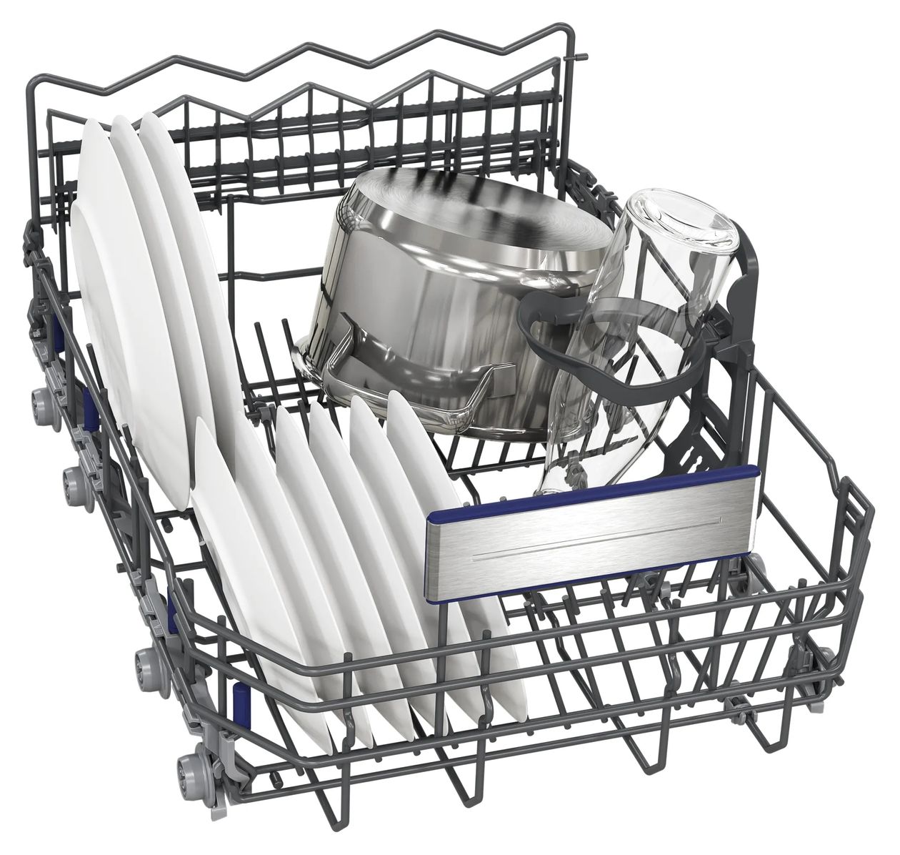 iQ500 SR55ZS10ME 45 cm Geschirrspüler teilintegriert (ohne Front) Sehr leise 10 Maßgedecke aquaStop Funktion Wärmetauscher 