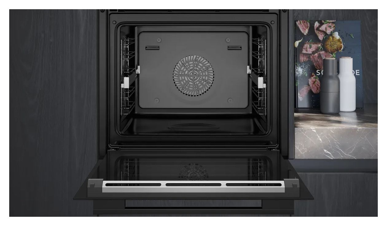 iQ700 HS736GDB1 Einbaubackofen groß Dampfgaren AutoClean 