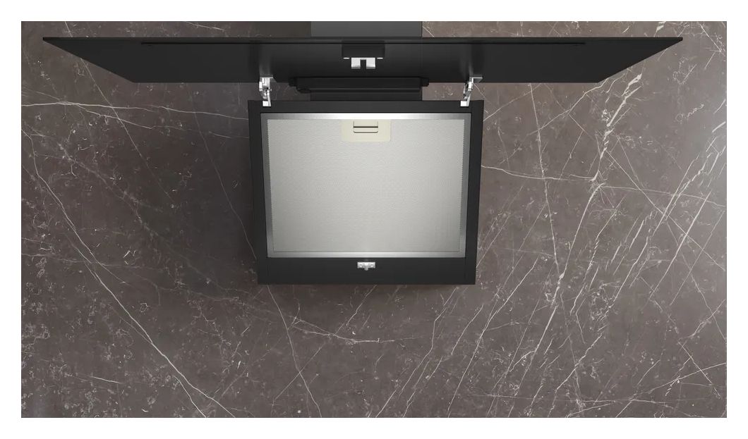 iQ100 LC85KDK6K Dunstabzugshaube Wand 80 cm Abluft/Umluft (Schwarz) 