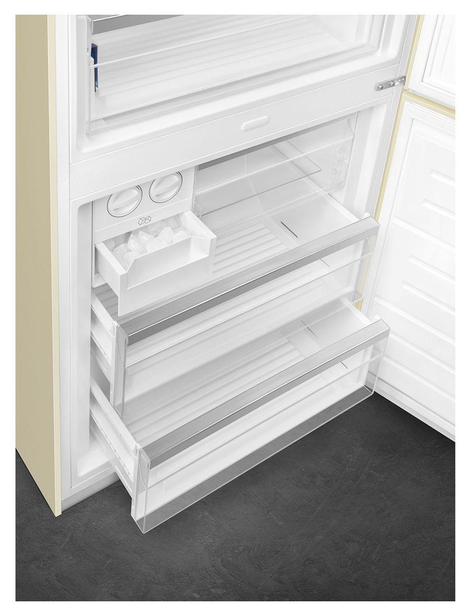 FA8005RPO5 344 l / 137 l Kühl-Gefrierkombi freistehend NoFrost 285 kWh Jahr  (Cremefarben) 