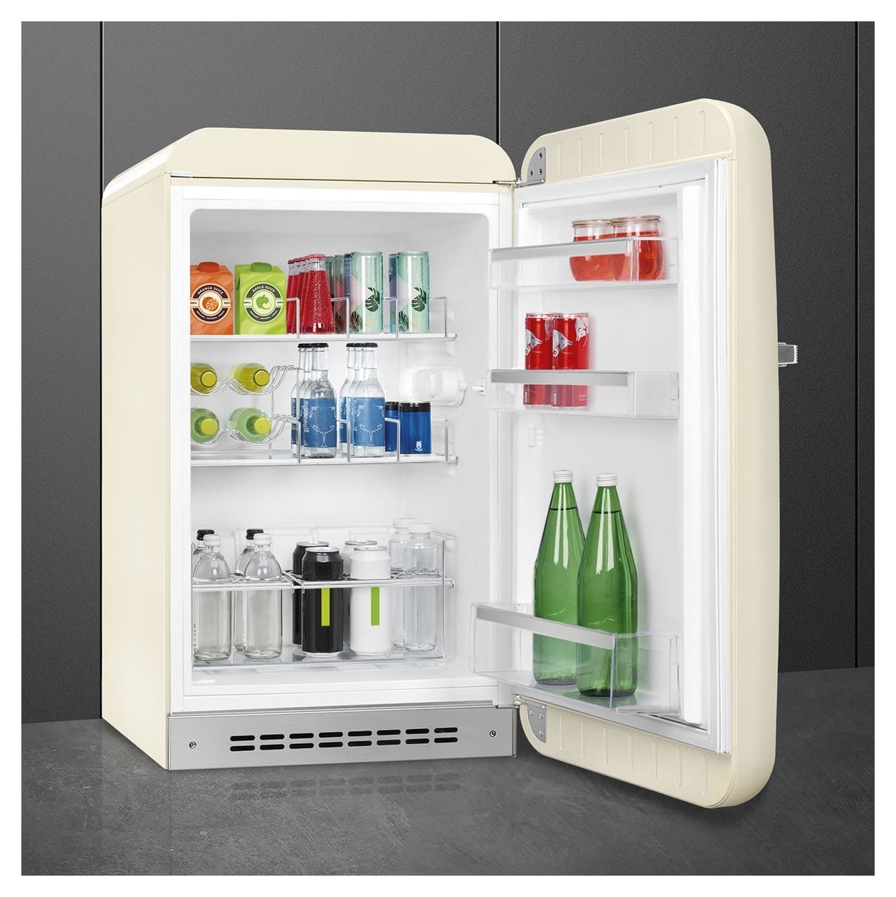 FAB10HRCR6 135 l / 135 l Kühlschrank freistehend EEK: D 72 kWh Jahr  (Cremefarben) 