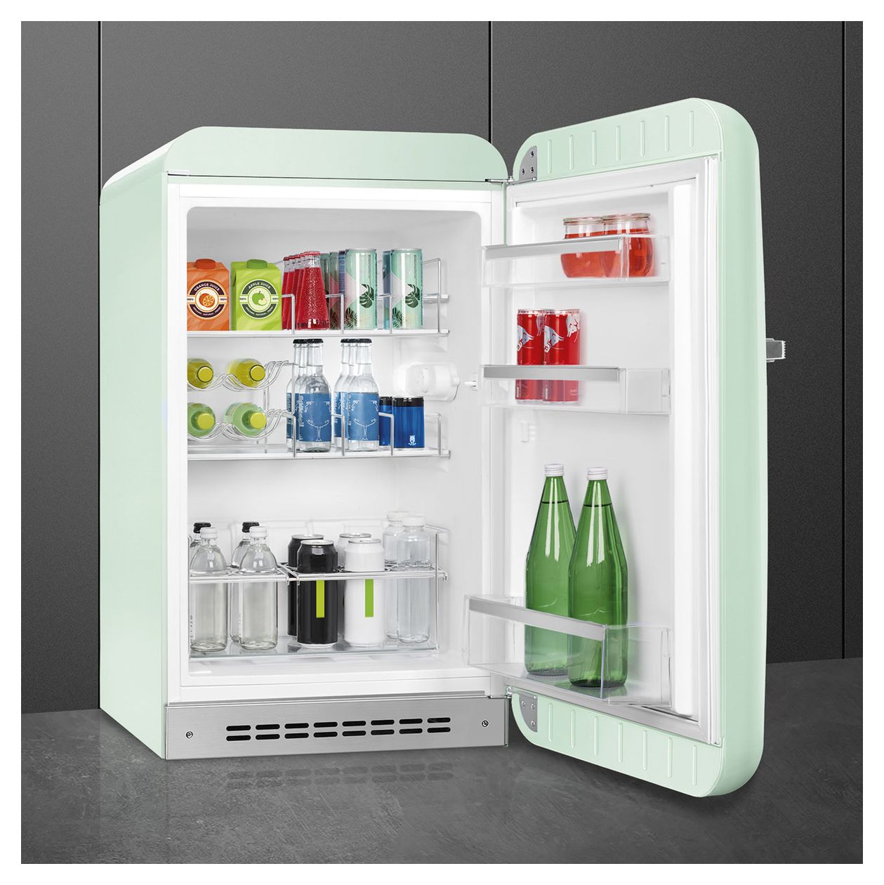 FAB10HRPG6 135 l / 135 l Kühlschrank freistehend EEK: D 72 kWh Jahr  (Grün) 