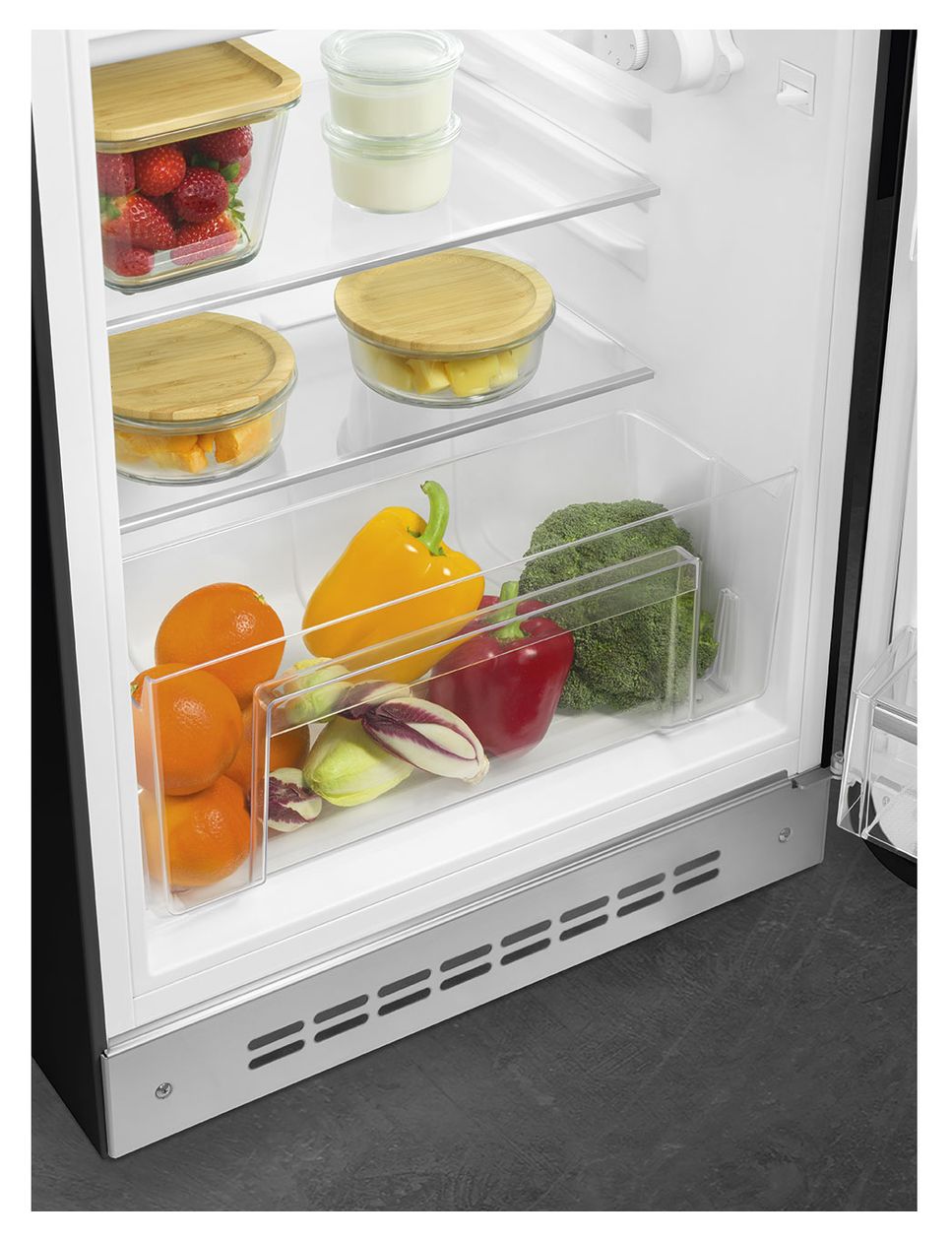 FAB10RBL6 122 l / 105 l Kühlschrank freistehend EEK: D 115 kWh Jahr  (Schwarz) 