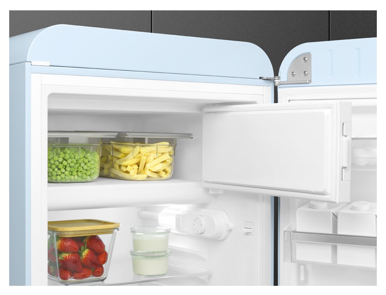 FAB10RPB6 122 l / 105 l Kühlschrank freistehend EEK: D 115 kWh Jahr  (Blau) 