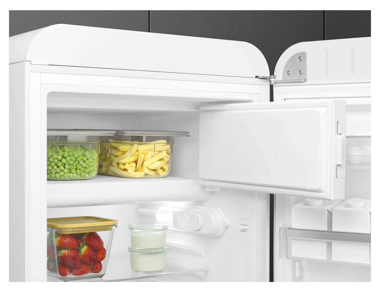 FAB10RWH6 122 l / 105 l Kühlschrank freistehend EEK: D 115 kWh Jahr  (Weiß) 